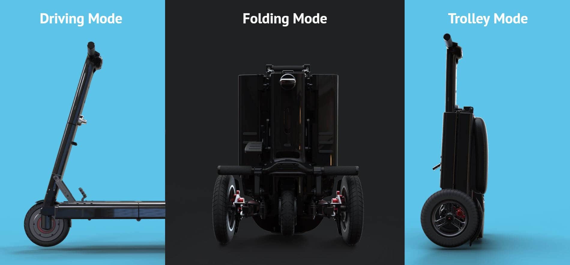 MOBOT RELYNC R1 mobility scooter mode