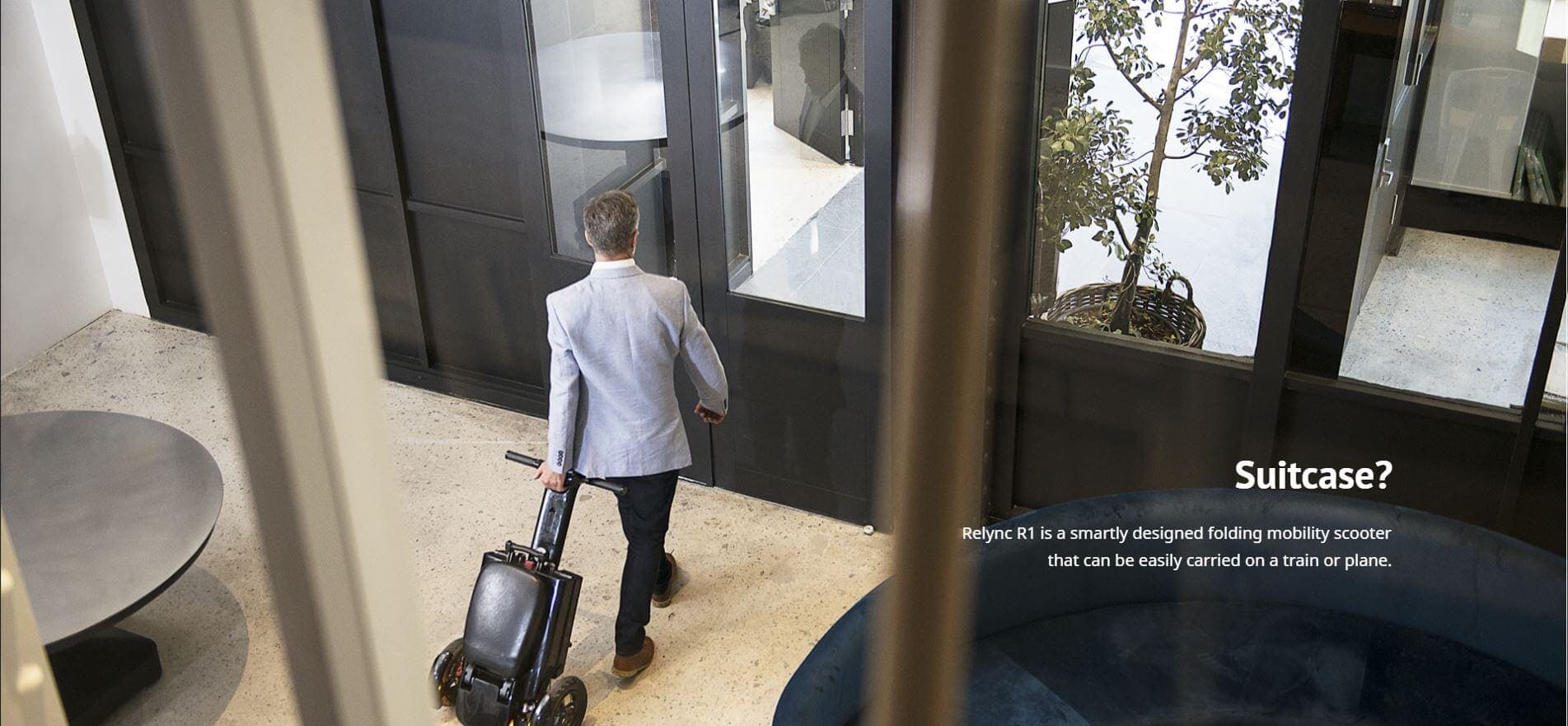 MOBOT RELYNC R1 mobility scooter suitcase