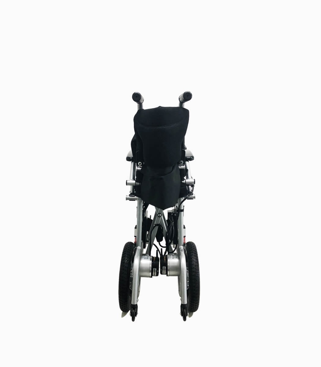 MOBOT MWheel LW motorised electric wheelchair black folded rear