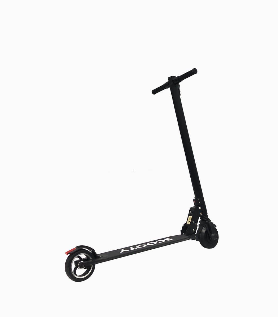 MOBOT SCOOTY F1K (BLACK4AH) UL2272 certified lightweight e-scooter rear angled right V1