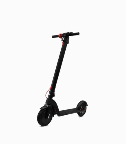 MOBOT X7 (BLACK6.4AH) UL2272 electric scooter angled left