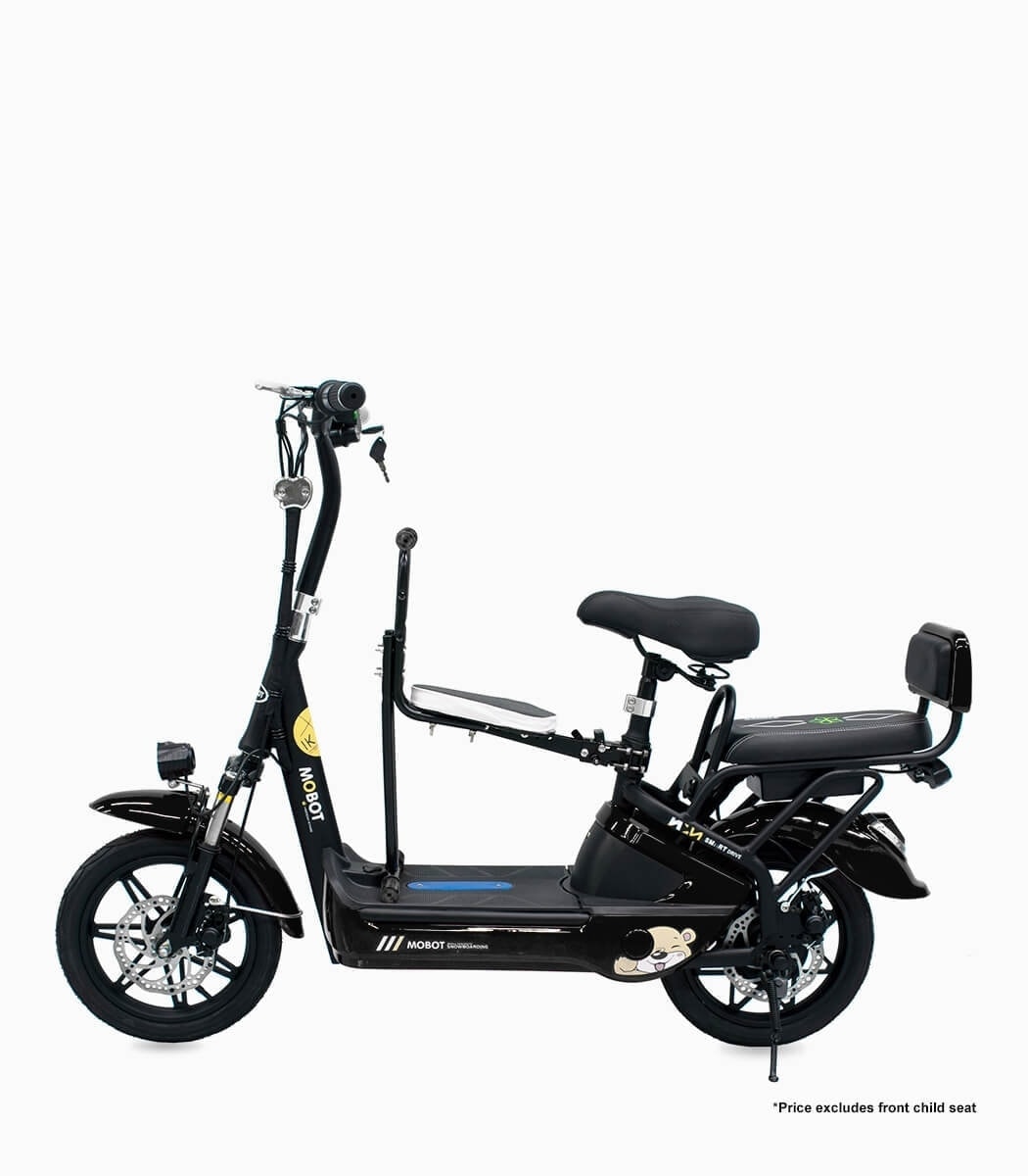 MOBOT EV UL2272 certified seated e-scooter black left V1