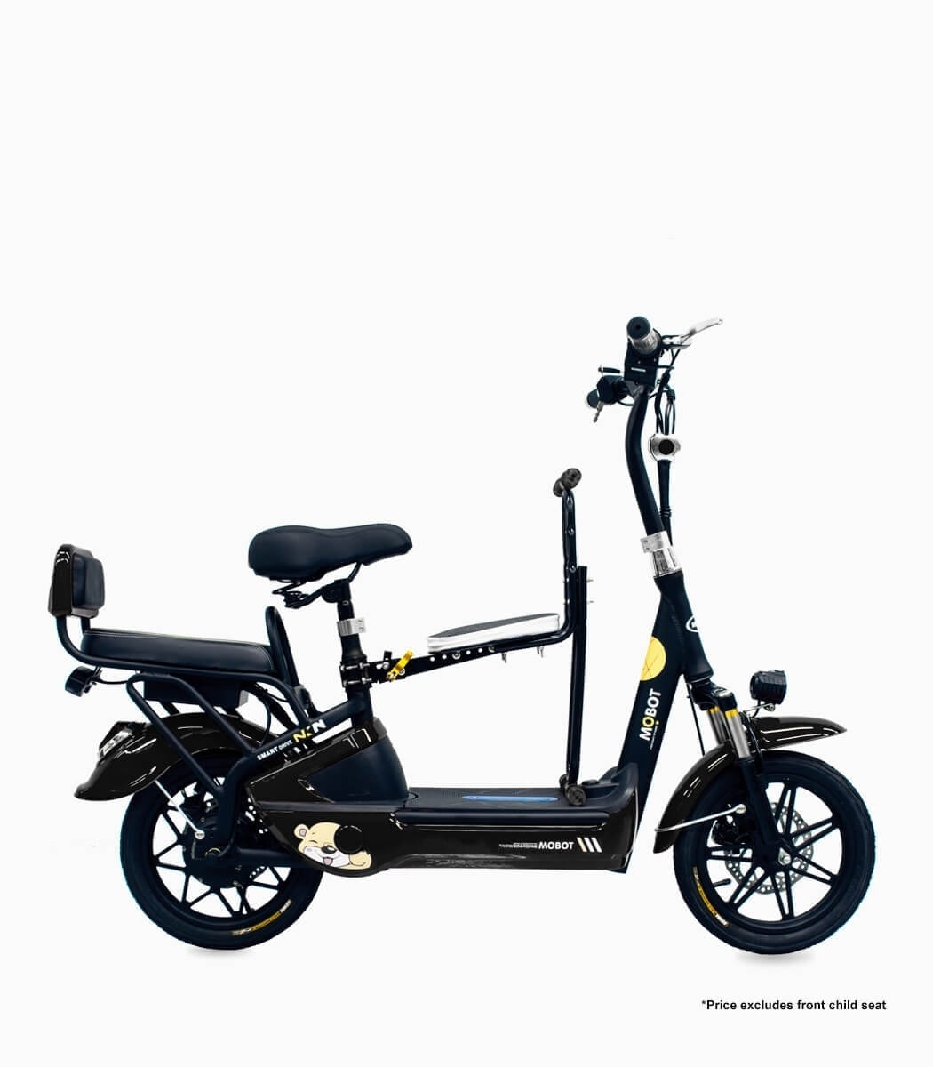 MOBOT EV UL2272 certified seated e-scooter black right V1