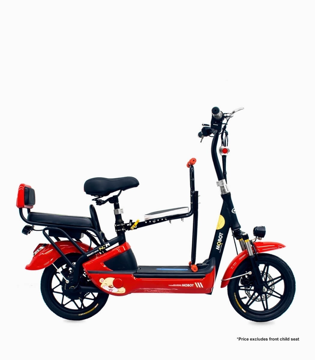 MOBOT EV UL2272 certified seated e-scooter red right V1