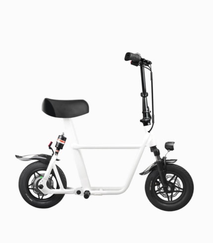 FIIDO Q1S (WHITE10AH) UL2272 certified seated electric scooter right (1)
