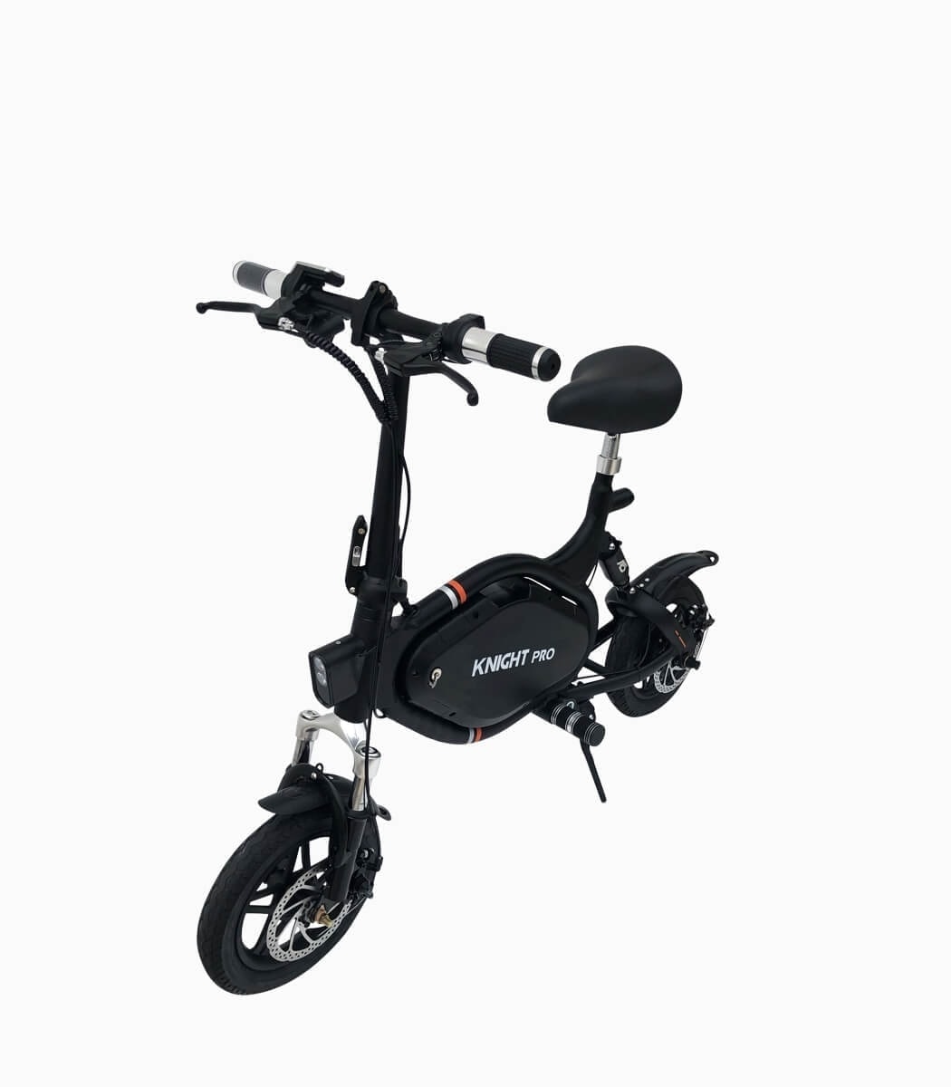 KNIGHT PRO (BLACK17.5AH) UL2272 certified electric scooter top angled left V1