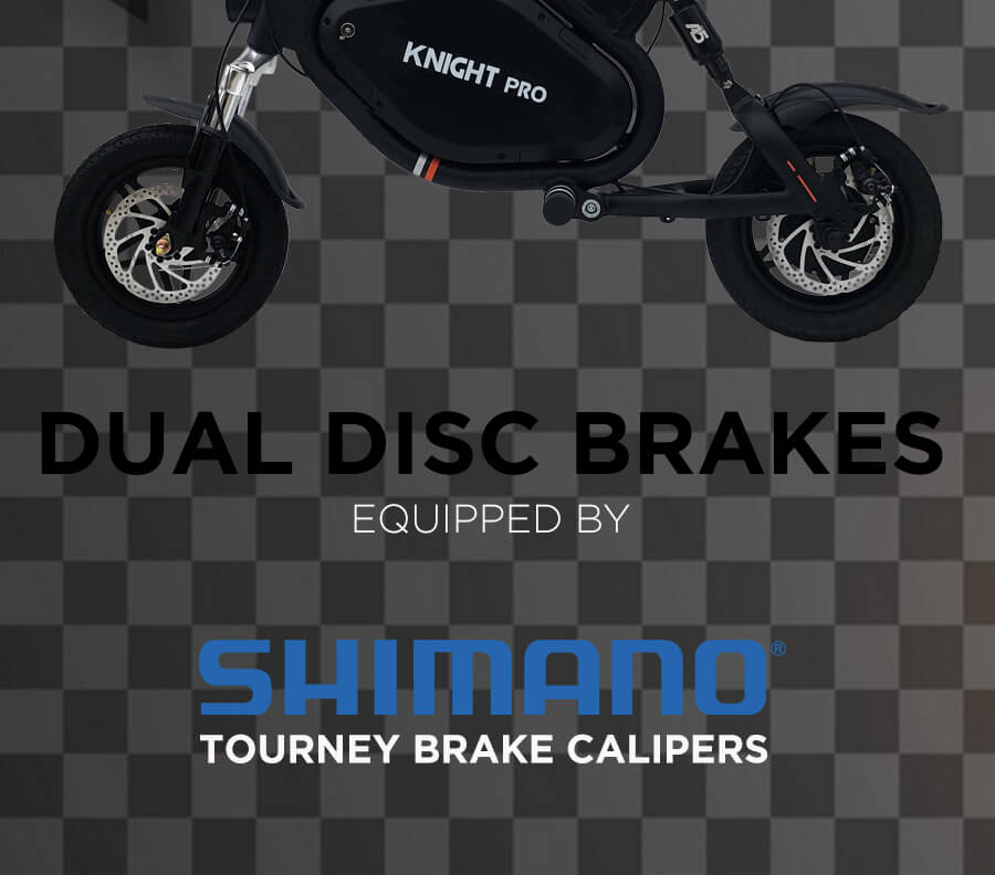 MOBOT KNIGHT PRO UL2272 certified e-scooter shimano disc brakes (mobile)