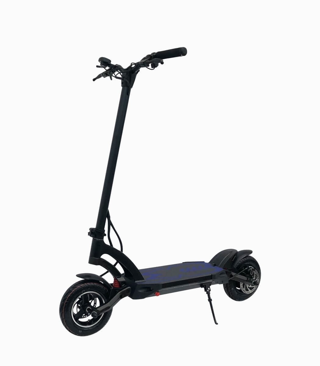 MOBOT MANTIS (BLACK10AH) UL2272 certified high performance electric scooter angled left