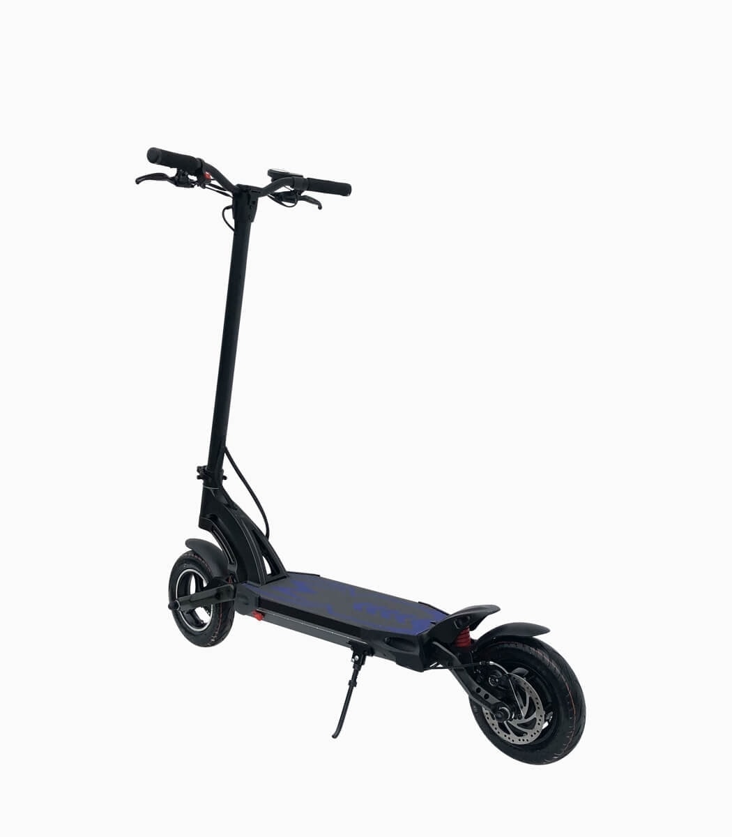 MOBOT MANTIS (BLACK10AH) UL2272 certified high performance electric scooter rear angled left