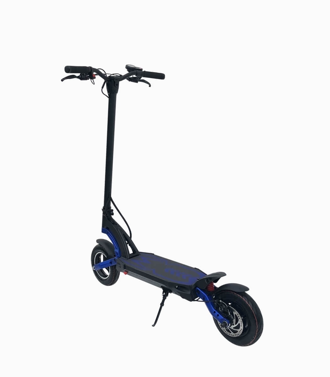 MOBOT MANTIS (BLUE10AH) UL2272 certified high performance electric scooter rear angled left