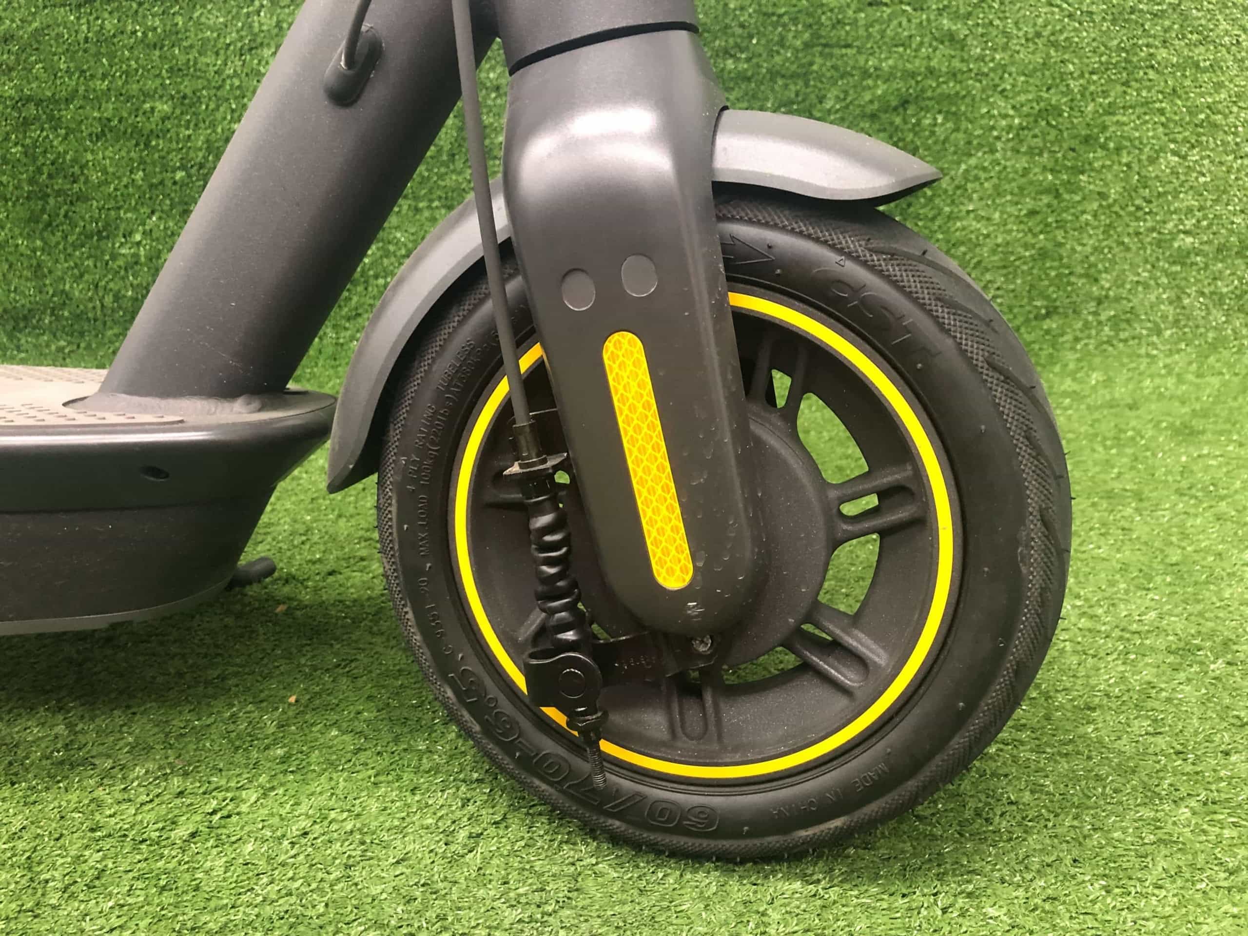 NINEBOT MAX UL2272 certified electric scooter drum brake scaled - Is NINEBOT MAX the best e-scooter released in 2019?