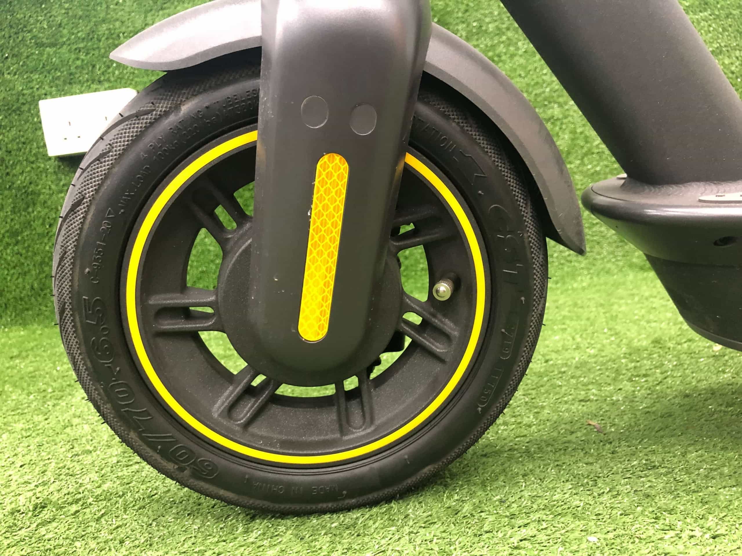 NINEBOT MAX UL2272 certified electric scooter pneumatic tubless tyres scaled - Is NINEBOT MAX the best e-scooter released in 2019?