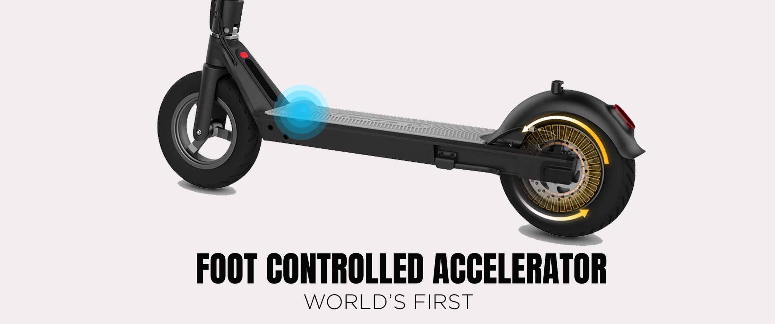 RND F16 (BLACK5.2AH) UL2272 certified e-scooter foot controlled accelerator