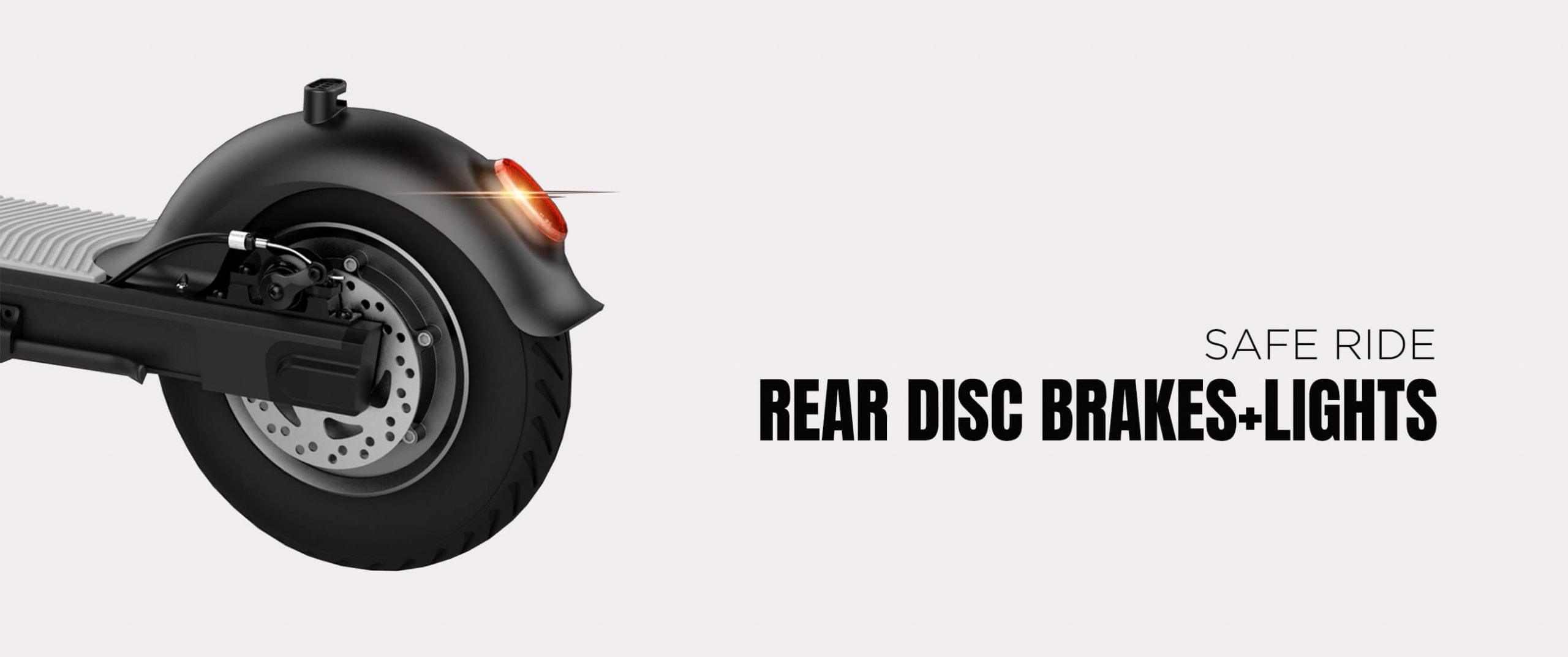 RND F16 (BLACK5.2AH) UL2272 certified e-scooter rear disc brake