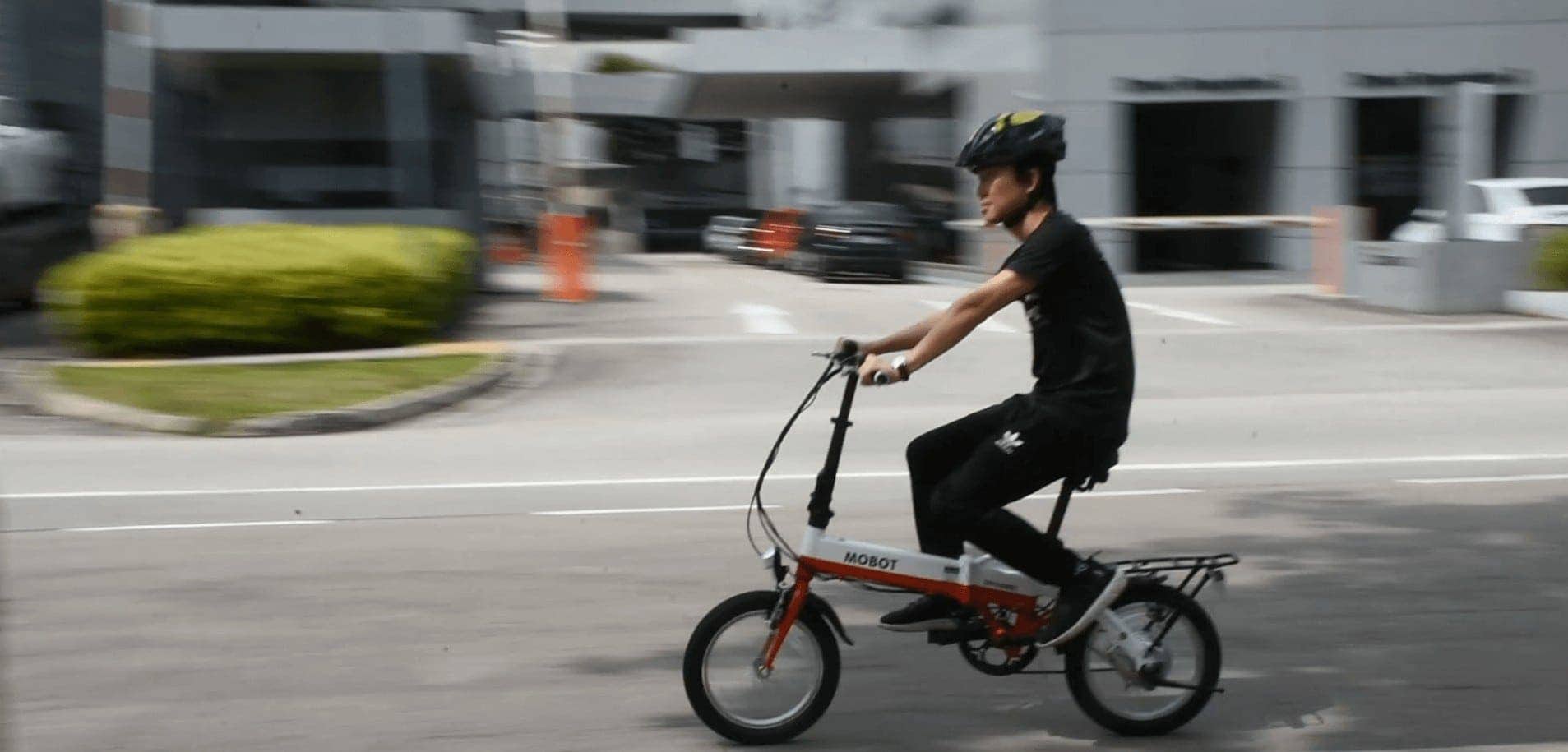 MOBOT MINI 16 RED8AH LTA approved ebike on the road - Installment plans for ebike with affortable monthly repayment