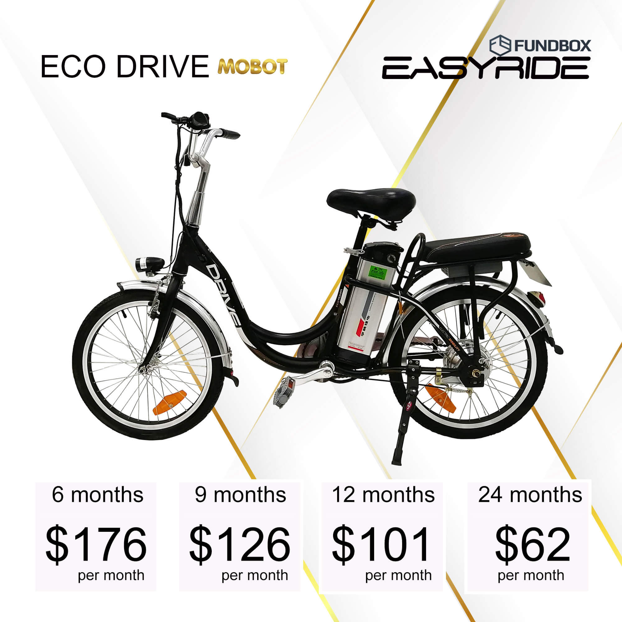 ECO DRIVE ebike monthly instalment plan - Affordable monthly instalment plan for ebike – MOBOT EASYRIDE