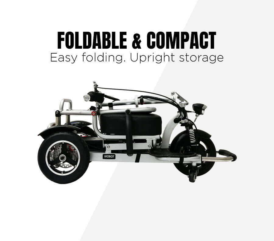 MOBOT FLEXI TITAN 3 wheels mobility scooter foldable compact (M)