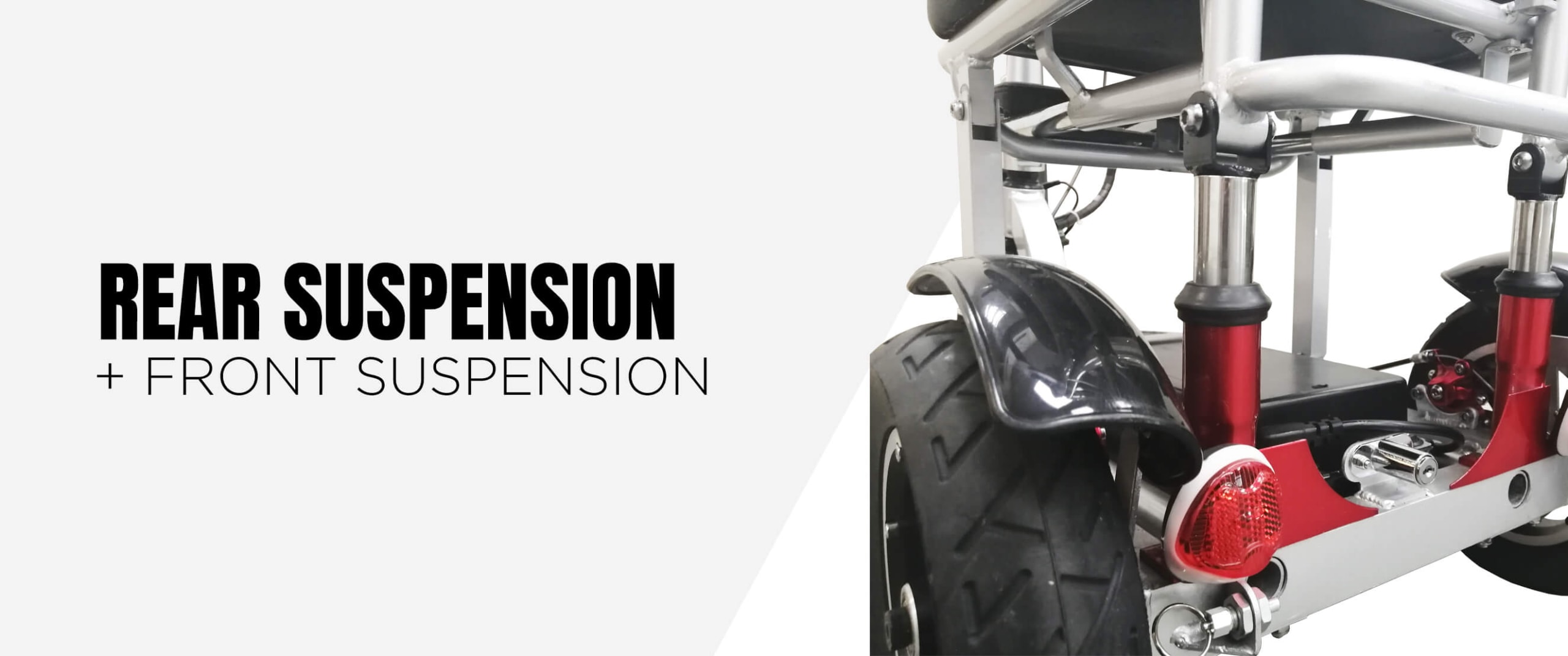MOBOT FLEXI TITAN 3 wheels mobility scooter suspension