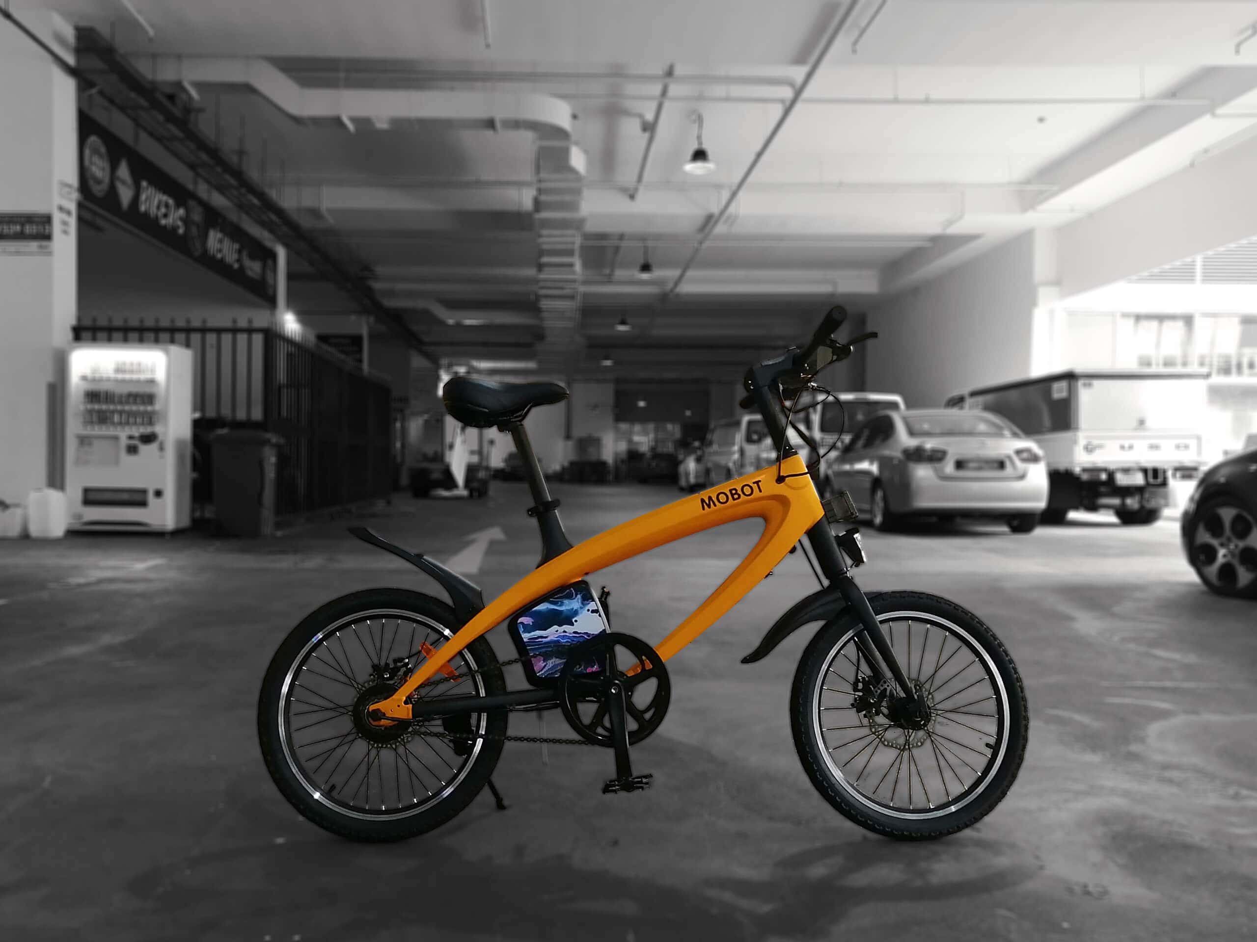 MOBOT OVO ORANGE LTA approved ebike at WCEGA Plaza 1 - Is ebike the future of cycling?