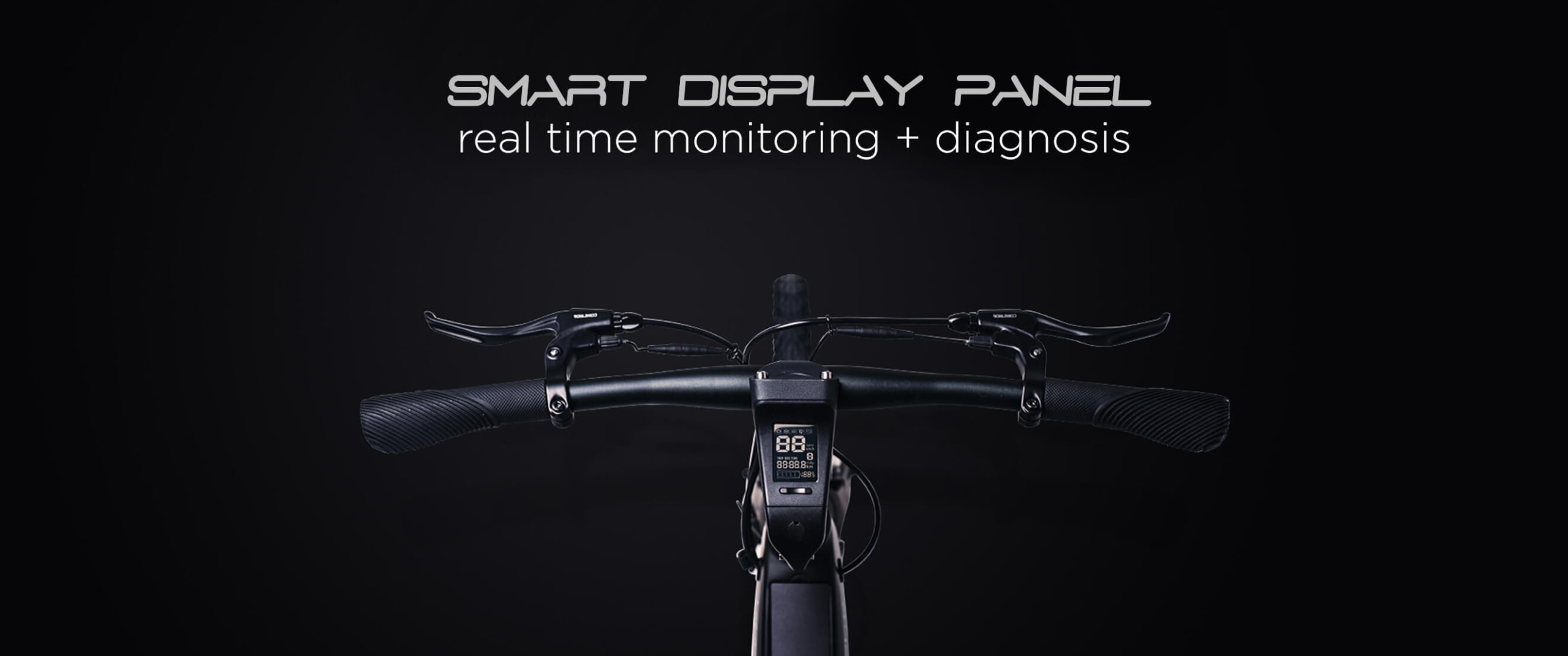 OVO LTA approved electric bicycle smart display panel