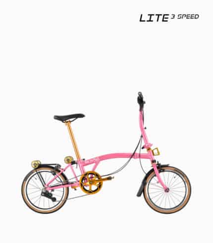 ROYALE Lite M3 (BABY PINK) foldable bicycle right