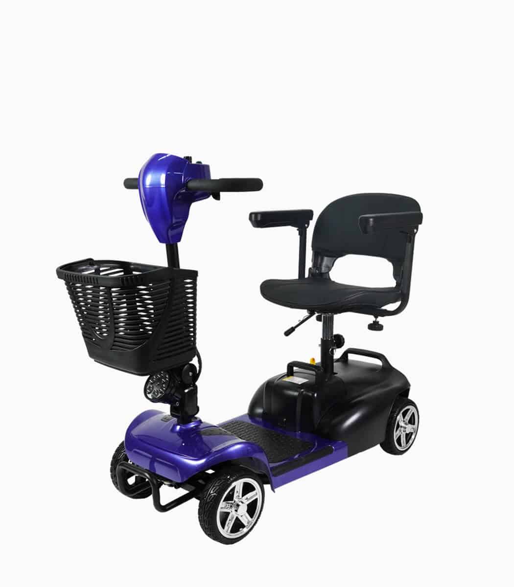 MOBOT FLEXI PRIME 2nd Gen (BLUE12AH) LTA compliant mobility scooter angled left