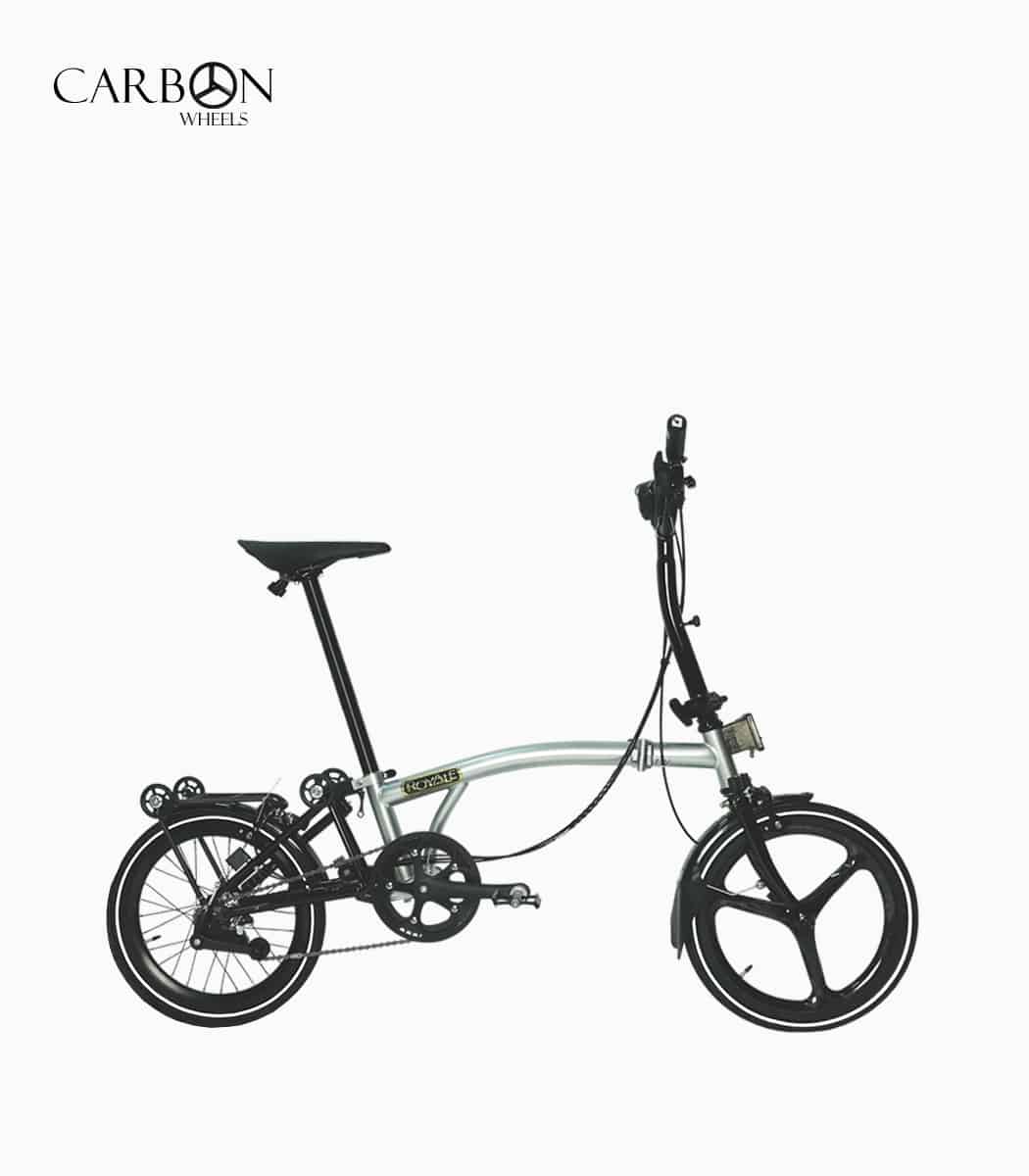 ROYALE Carbon M6 (SILVER) foldable bicycle right