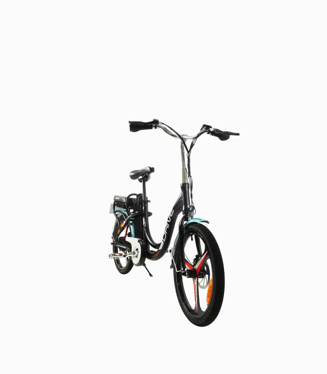 ECO DRIVE (BLACK10AH) LTA approved ebike angled right