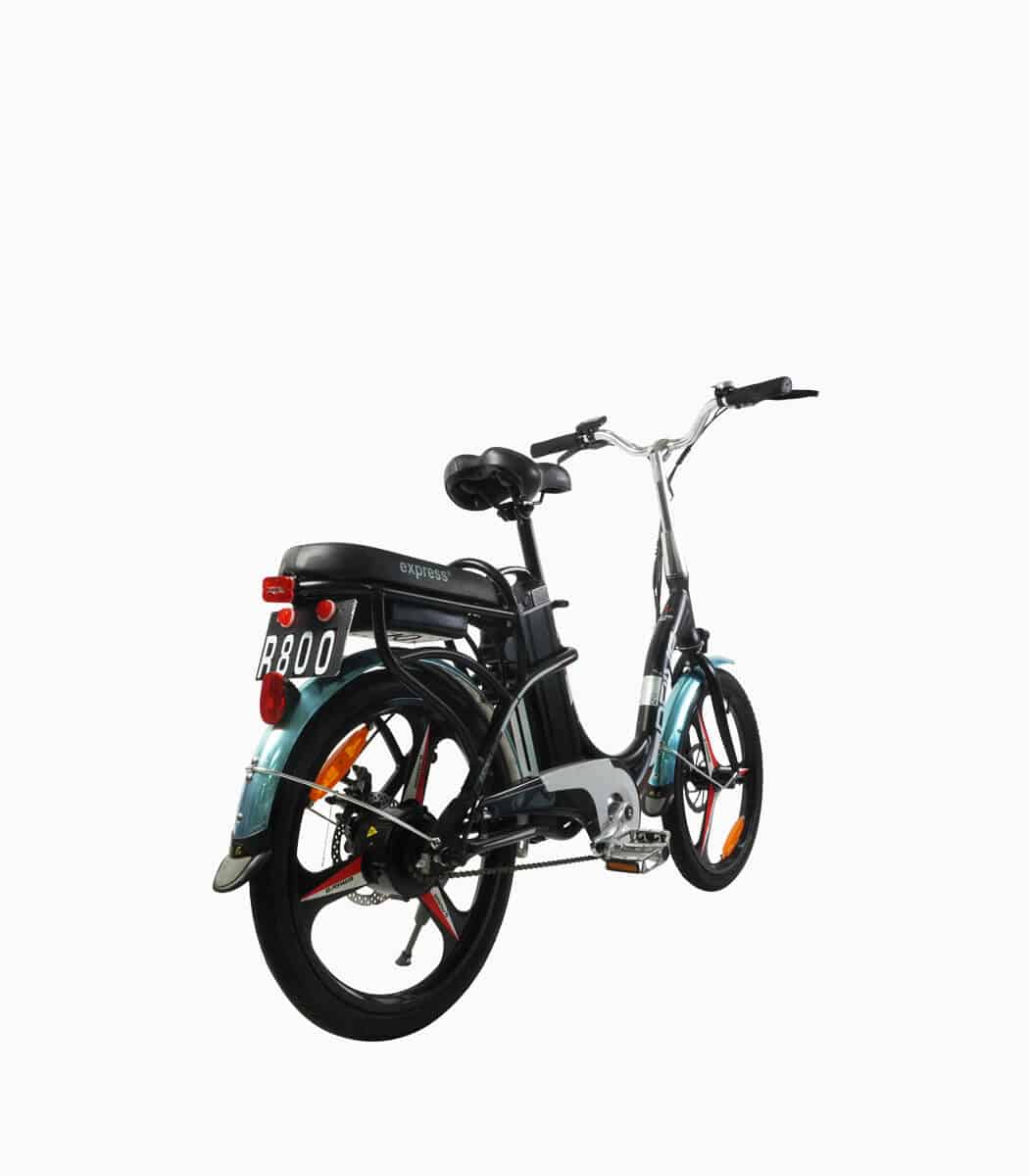 ECO DRIVE (BLACK10AH) LTA approved ebike rear angled right