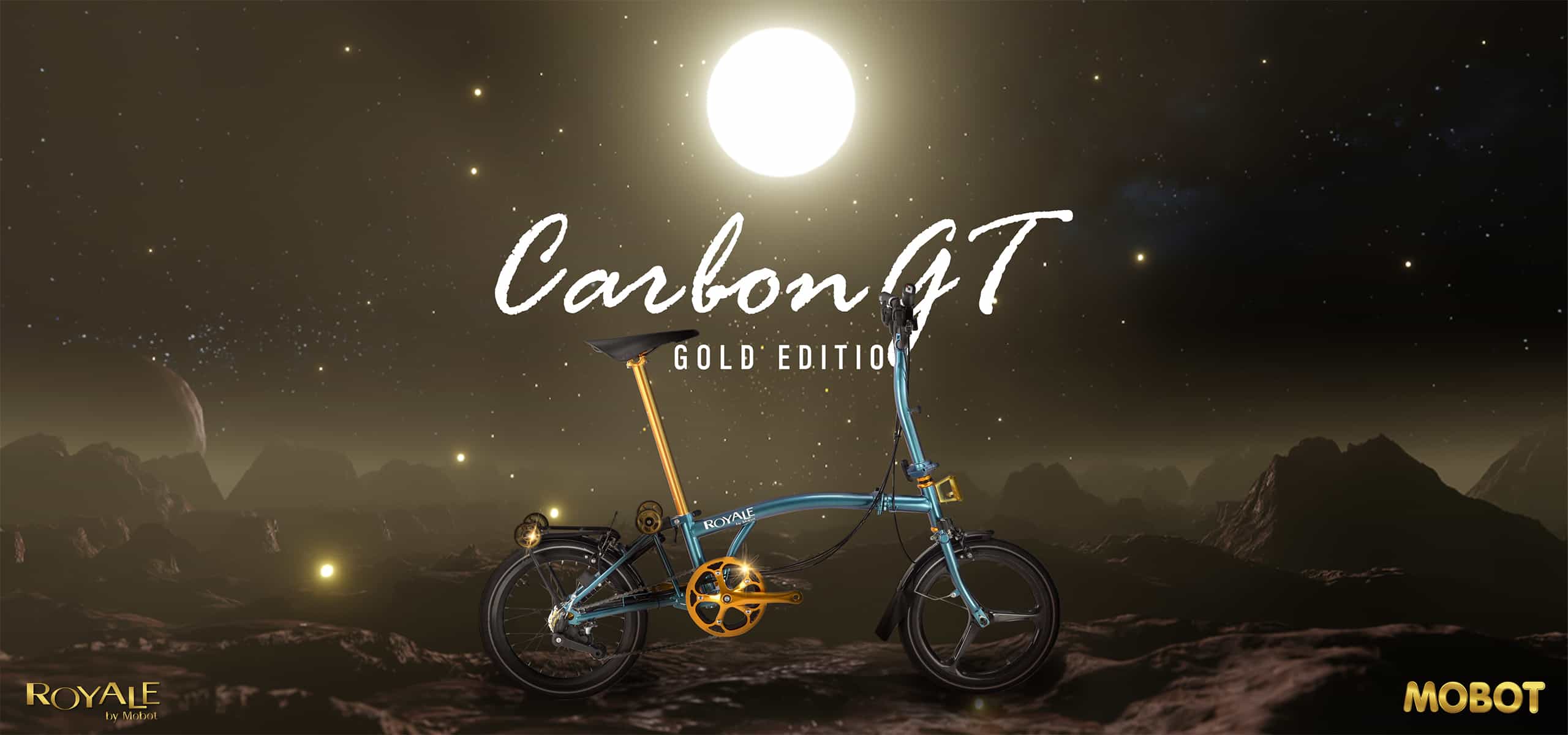 Front page banner MOBOT ROYALE Carbon GT Gold edition foldable bicycle 2560x1200 V2 - Home