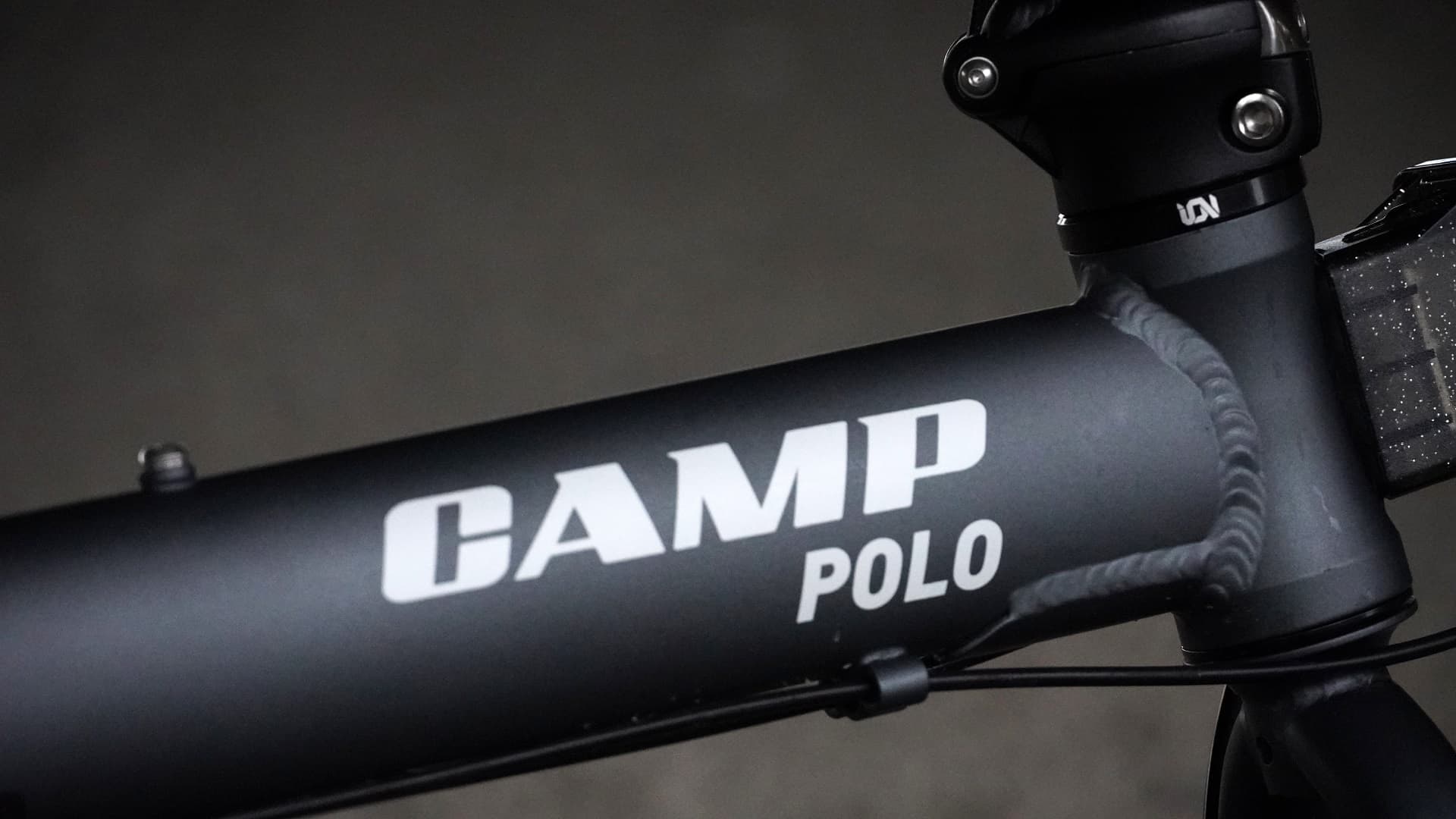 CAMP POLO (BLACK) foldable bicycle at float (2)