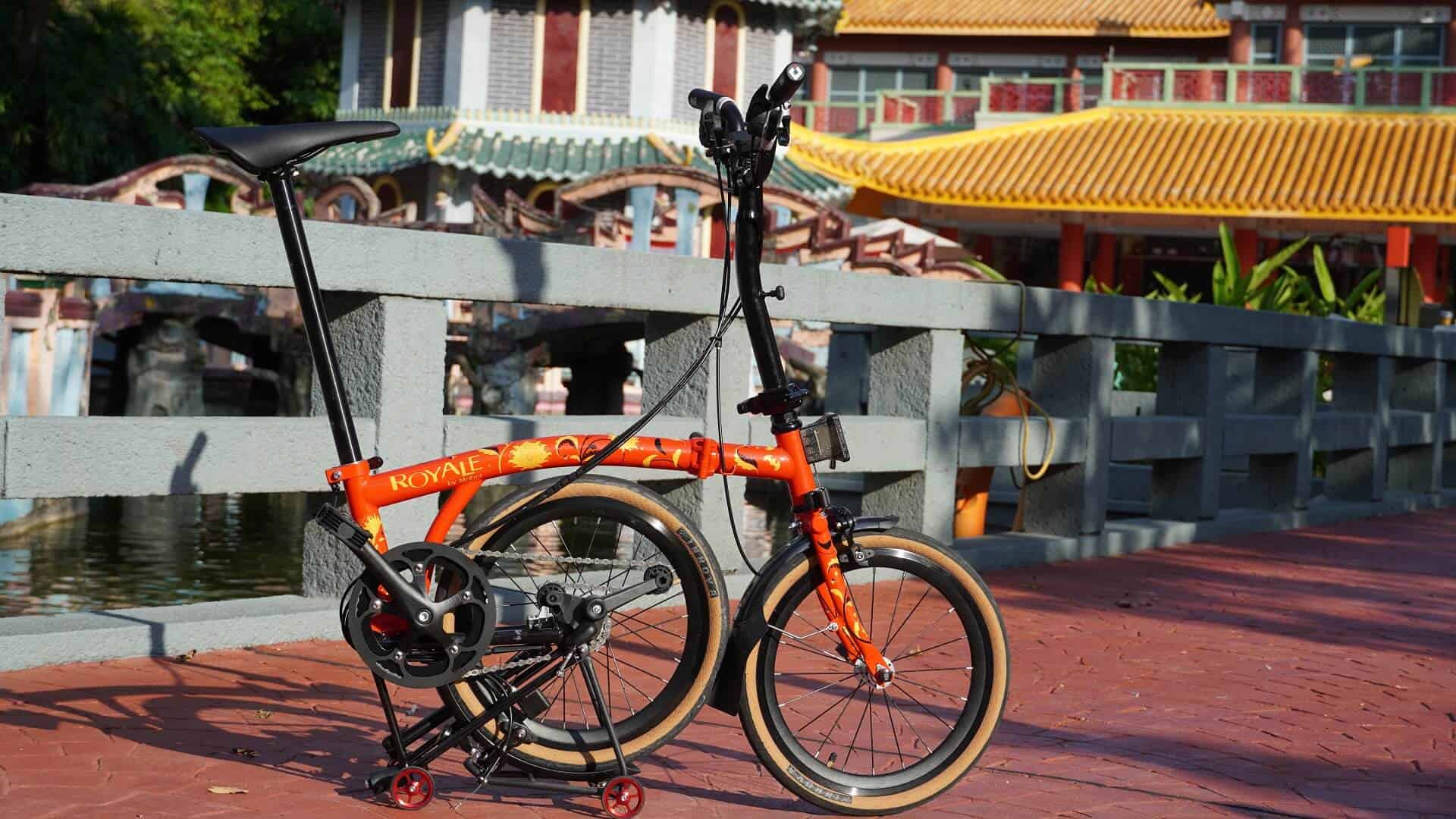 MOBOT ROYALE WUFU HAPPINESS foldable bicycle at Haw Par Villa 1 - ROYALE by MOBOT Foldable Trifold Bicycle 2022 Lineup