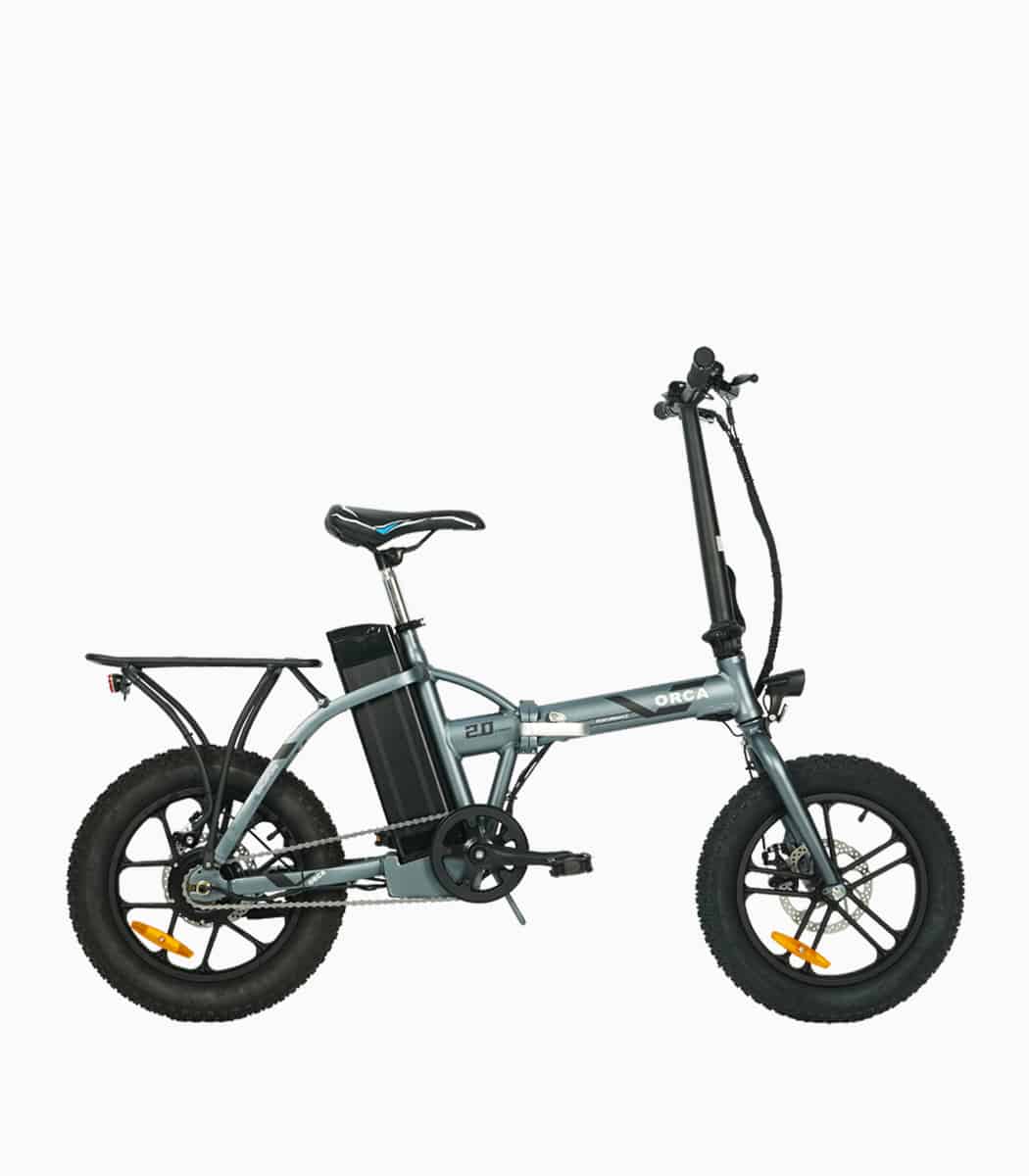 ORCA GREY17.5AH LTA approved fat tyre electric bicycle right - Home