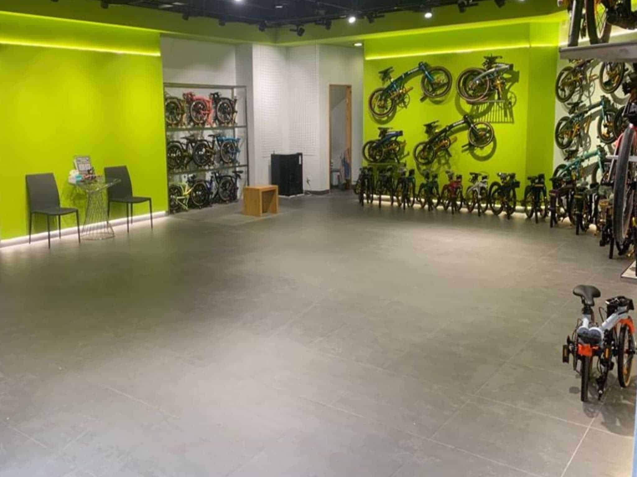 ROYALE by MOBOT at Bedok Mall interior - Press release: MOBOT x ROYALE Opens Bicycle Shop In Bedok Mall