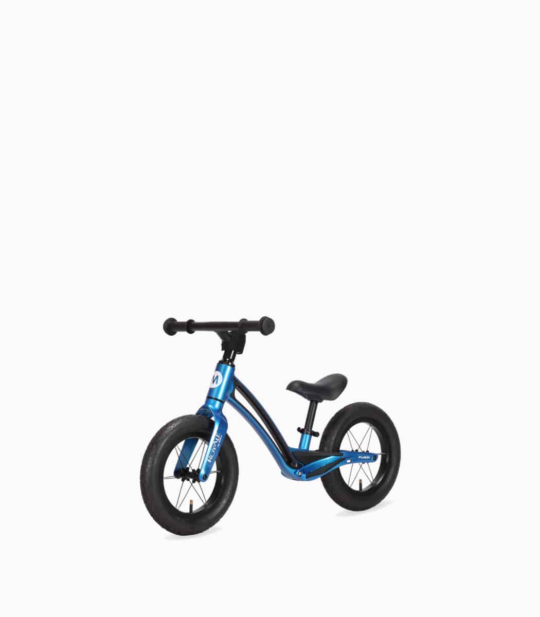 ROYALE Puggi (BLUE) kids balance bike angled left
