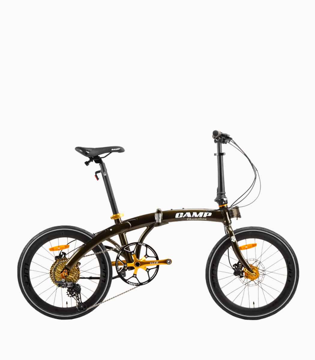 CAMP Chameleon GT (BLACK GOLD) foldable bicycle right