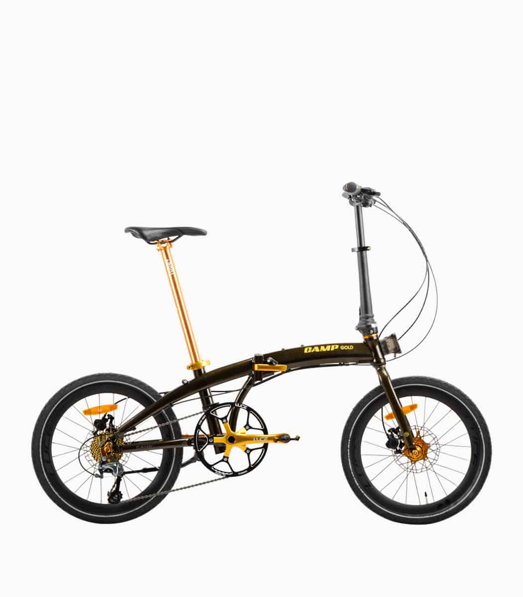 CAMP Gold (BLACK GOLD) foldable bicycle 2023 edition right