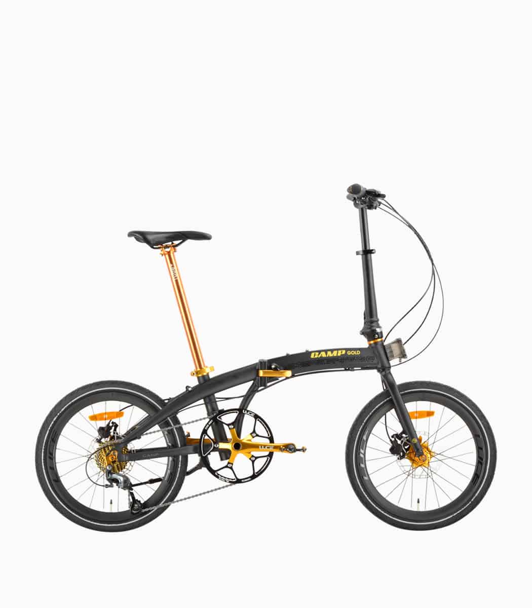 CAMP Gold (MATT BLACK) foldable bicycle 2023 edition right